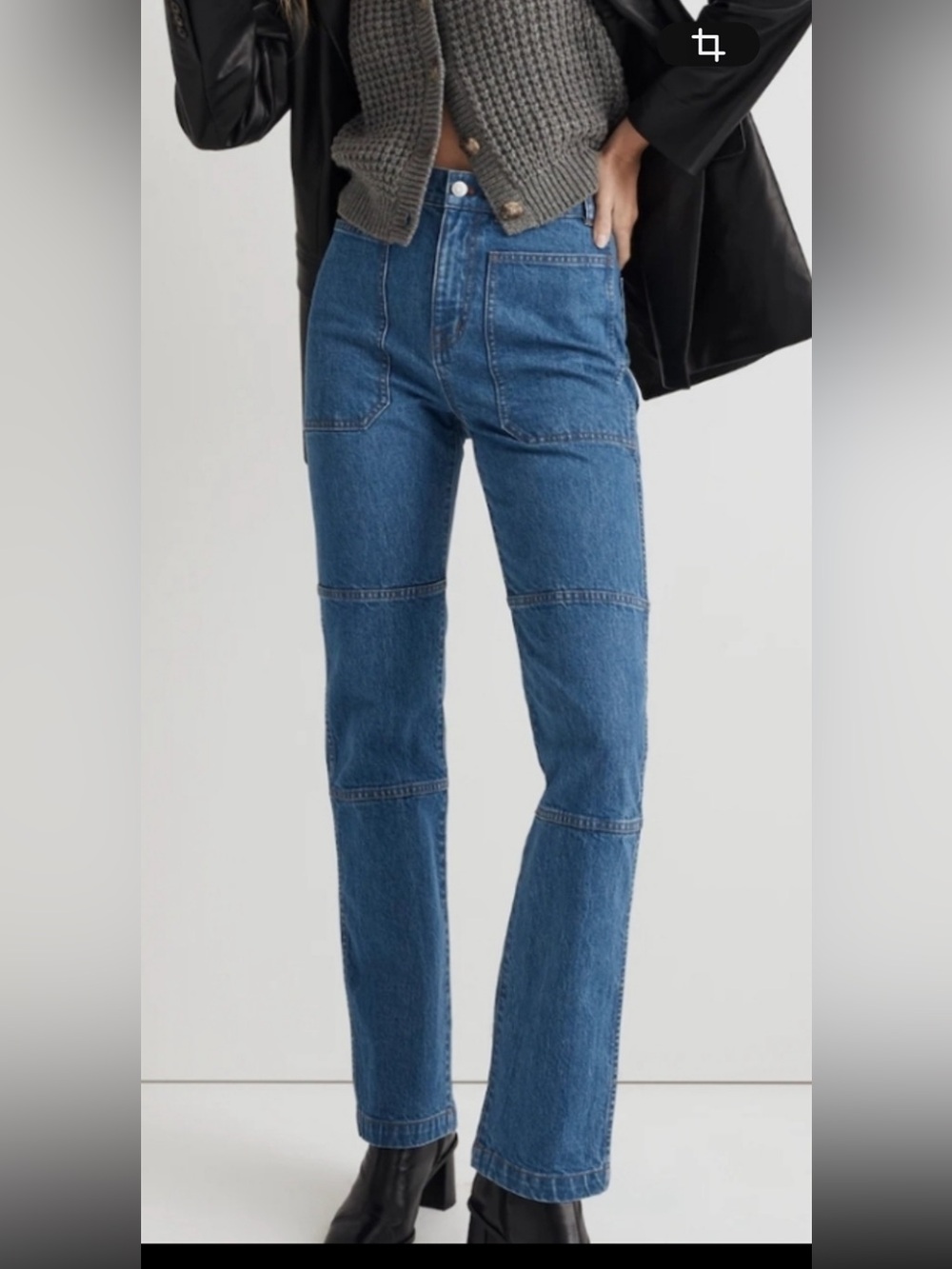 Madewell 90’s Straight Utility Jean